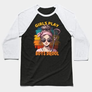 Lacrosse girl Baseball T-Shirt